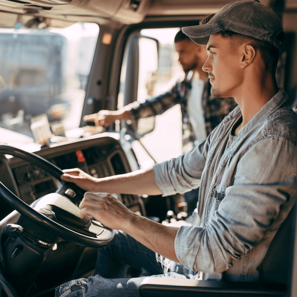 student vrachtwagenchauffeur